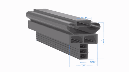 IN GSK1036 by Strivide, Magnetic Gasket 10 3/16 x 18 1/4 Compatible with Randell IN GSK1036