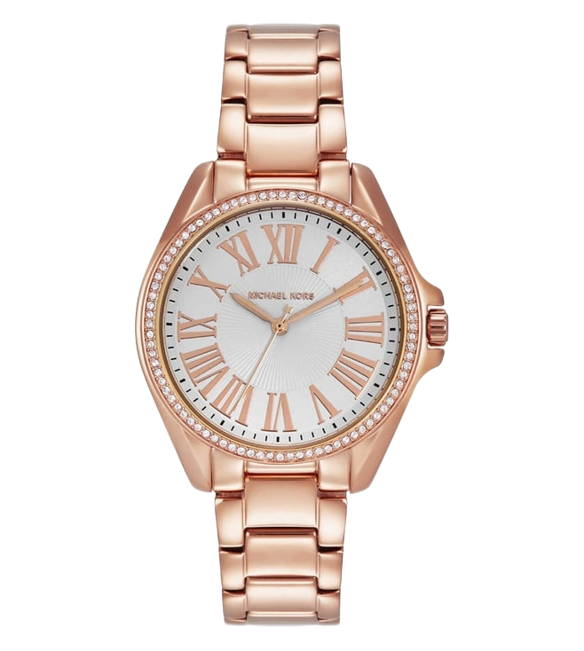 Michael Kors Kacie Quartz White Dial Analog Stainless Steel Women's Watch, MK4853