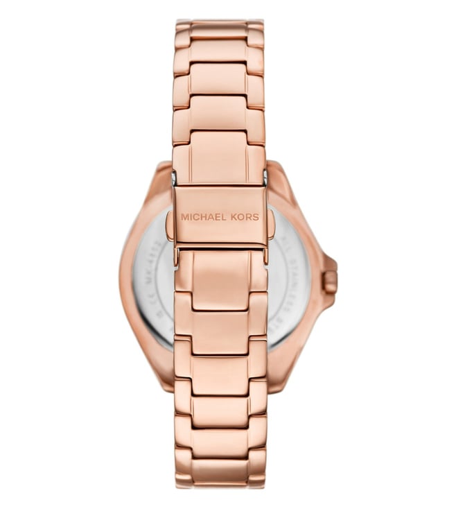 Michael Kors Kacie Quartz White Dial Analog Stainless Steel Women's Watch, MK4853