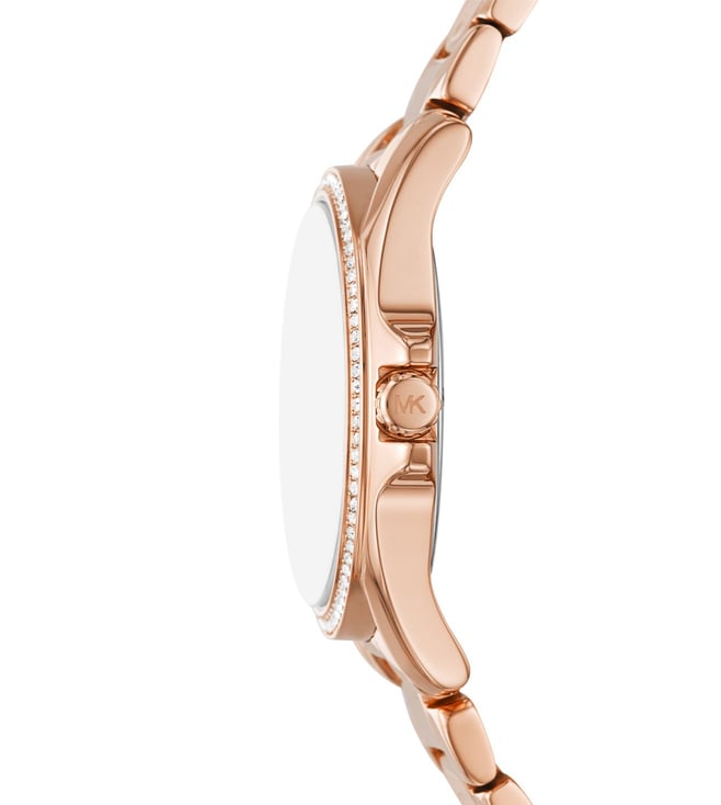 Michael Kors Kacie Quartz White Dial Analog Stainless Steel Women's Watch, MK4853