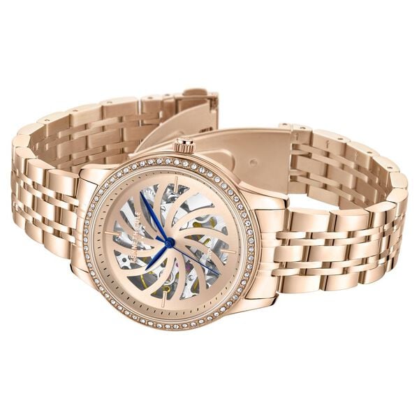 Kenneth Cole Automatic Analog Rose Gold dial Metal Strap Women's Watch, KCWLL0016602LD