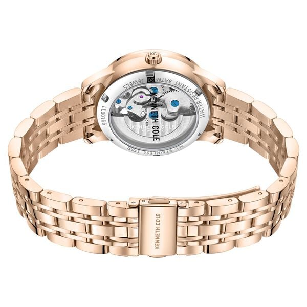 Kenneth Cole Automatic Analog Rose Gold dial Metal Strap Women's Watch, KCWLL0016602LD