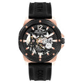 Kenneth Cole Automatic Black Dial Silicone Strap Men's Watch, KCWGZ2104204MN