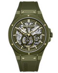 Kenneth Cole Automatic Green Silicone Strap Men's Watch, KCWGZ0080805MN