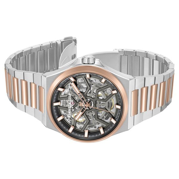 Kenneth Cole Automatic Grey Dial Two Toned Stainless Steel Strap Men's Watch, KCWGY0065302MN