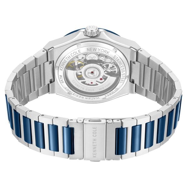 Kenneth Cole Automatic Silver Dial Two Toned Stainless Steel Strap Men's Watch, KCWGY0065304MN