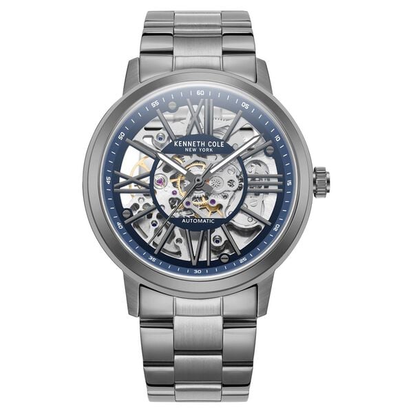 Kenneth Cole Blue Dial Automatic Men's Watch, KCWGY2233203MN