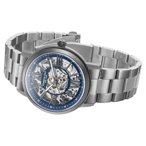 Kenneth Cole Blue Dial Automatic Men's Watch, KCWGY2233203MN