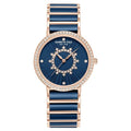 Kenneth Cole Quartz Analog Blue Dial Blue Stainless Steel & Ceramic Strap Women's Watch, KCWLG0062602LD