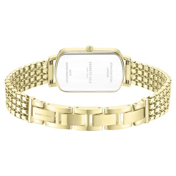 Kenneth Cole Quartz Analog Green Dial Golden Colour Stainless Steel Strap Women's Watch, KCWLG0065802LD