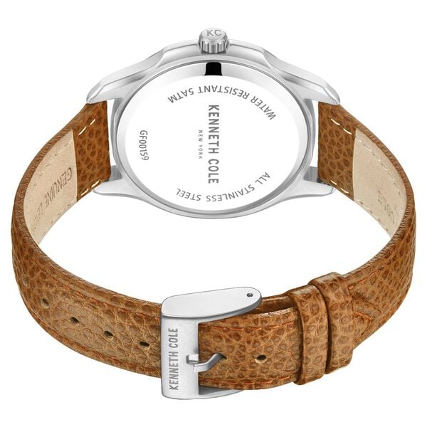 Kenneth Cole Quartz Multifunction Green dial Leather Strap Men's Watch, KCWGF0015902MN