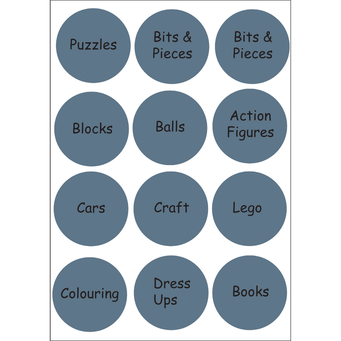 Kids Storage Labels – Fun, Durable Labels for Trofast Storage!