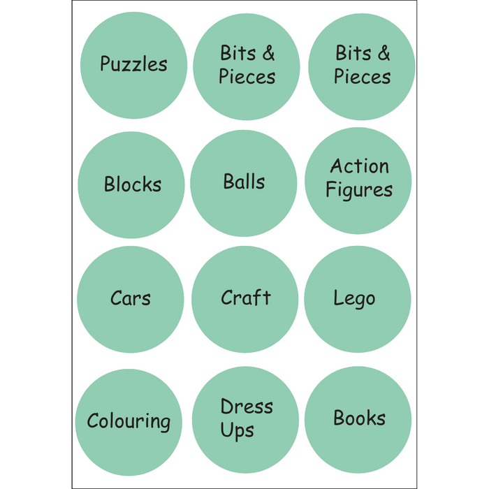 Kids Storage Labels – Fun, Durable Labels for Trofast Storage!