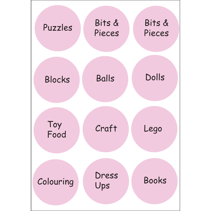 Kids Storage Labels – Fun, Durable Labels for Trofast Storage!
