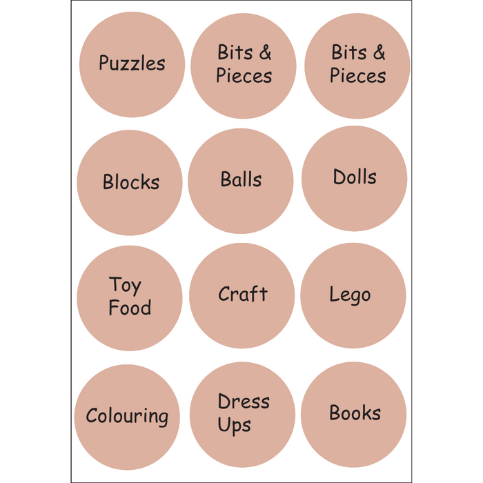 Kids Storage Labels – Fun, Durable Labels for Trofast Storage!