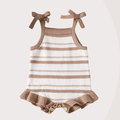 Knitted Stripe Romper