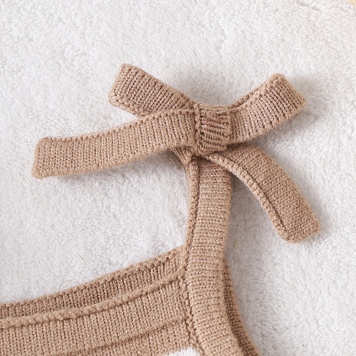 Knitted Stripe Romper