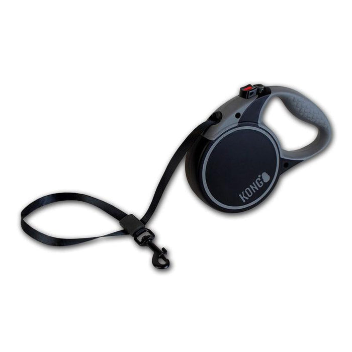 KONG | Dog Lead | Retractable 5m Tape - Black