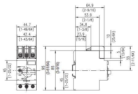 Sprecher and Schuh KTA7-25H-2.5A Manual Motor Protector