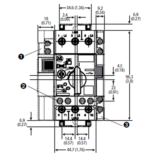 Sprecher and Schuh KTA9-32S-16A Manual Motor Protector