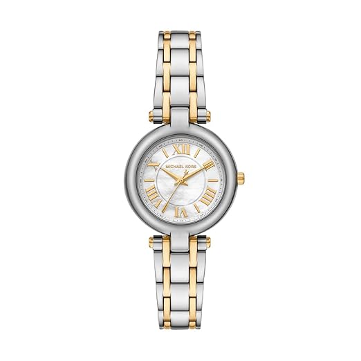 Michael Kors Laney Three-Hand Two-Tone Stainless-Steel Women's Watch, MK4895
