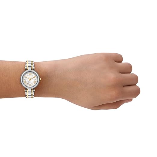 Michael Kors Laney Three-Hand Two-Tone Stainless-Steel Women's Watch, MK4895