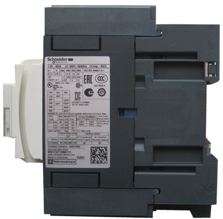 Schneider Electric LC1D40AR7 3 pole Contactor