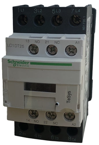 Schneider Electric LC1DT25P7 4 pole contactor