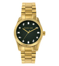 Michael Kors Lexington Three-Hand Gold-Tone Stainless Steel Women's Watch, MK7449