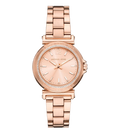 Michael Kors Maren Three-Hand Rose Gold-Tone Stainless Steel Women's Watch, MK7491