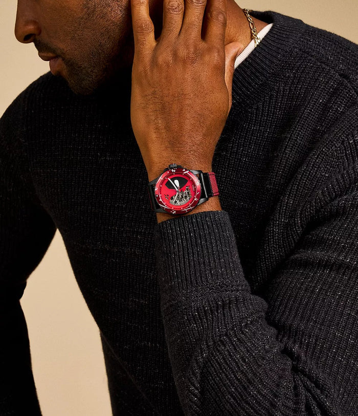 Marvel x Fossil Limited Edition DEADPOOL Automatic Men's Watch, LE1196SET
