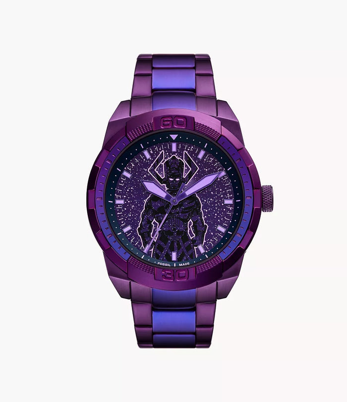 Marvel x Fossil Limited-Edition Galactus Quartz Three-Hand Men's Watch, LE1211SET