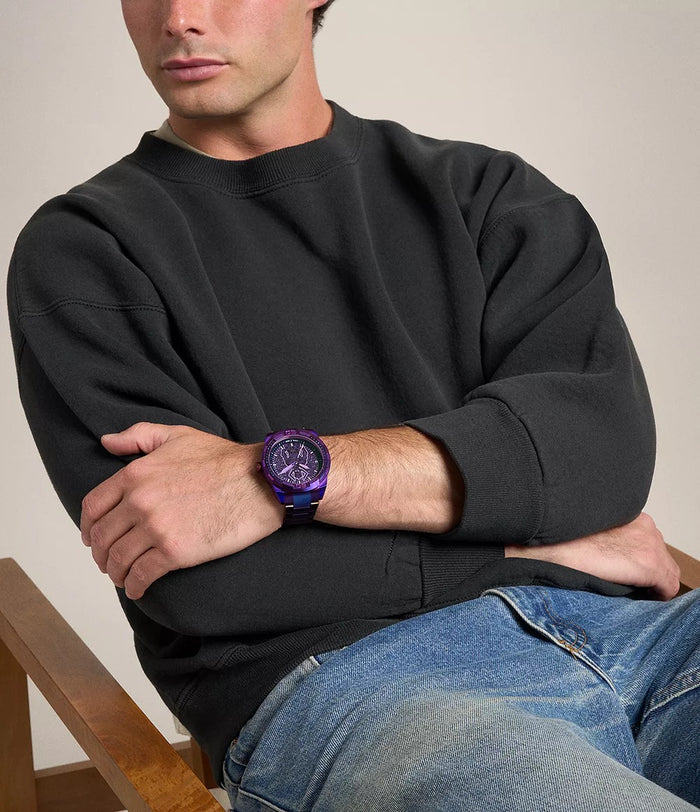 Marvel x Fossil Limited-Edition Galactus Quartz Three-Hand Men's Watch, LE1211SET