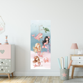 Mermaids and Ocean Friends Height Chart Wall Decal