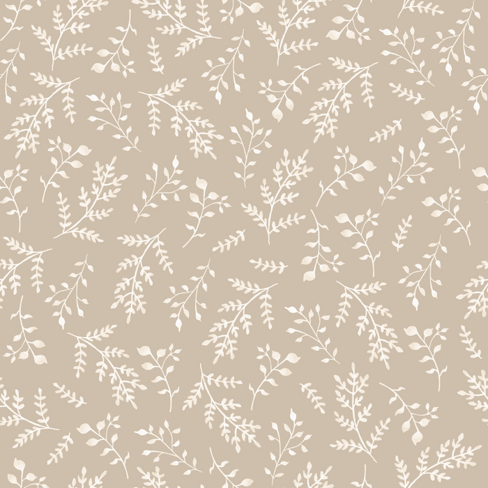 Neutral Botanical Removable Wallpaper
