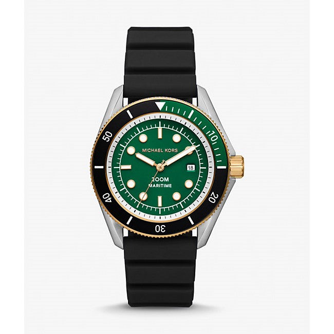 Michael Kors Oversized Maritime Silicone Men's Watch, MK9158