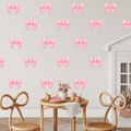 Pack of 16 Small Bow Wall Decals – Removable Nursery & Kids Room Stickers (14cm x 10cm each)