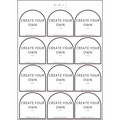 Pantry Labels – Arch Vinyl Stickers (Pack of 12)