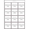 Pantry Labels – Personalised Two-Line Square Vinyl Stickers (Pack of 12)
