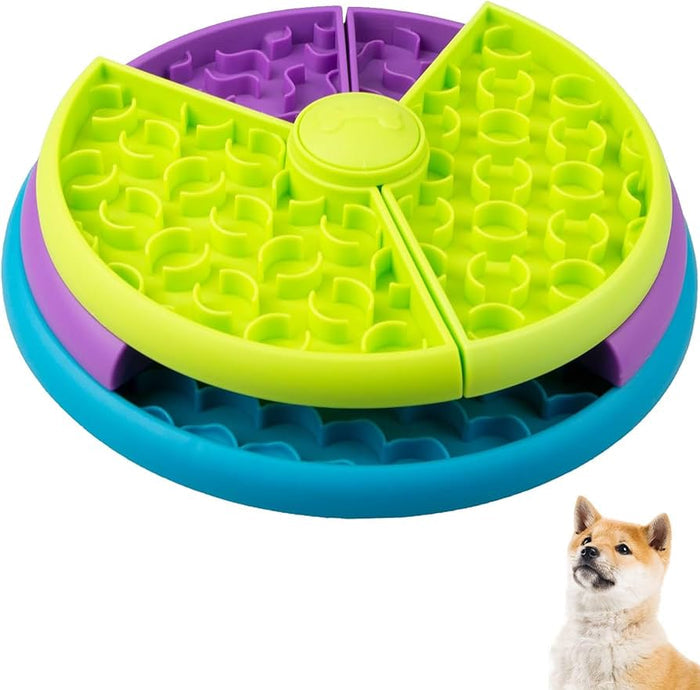 Pawise | Dog Enrichment Toy | Triple Layer Treat Puzzle & Slow Feeder