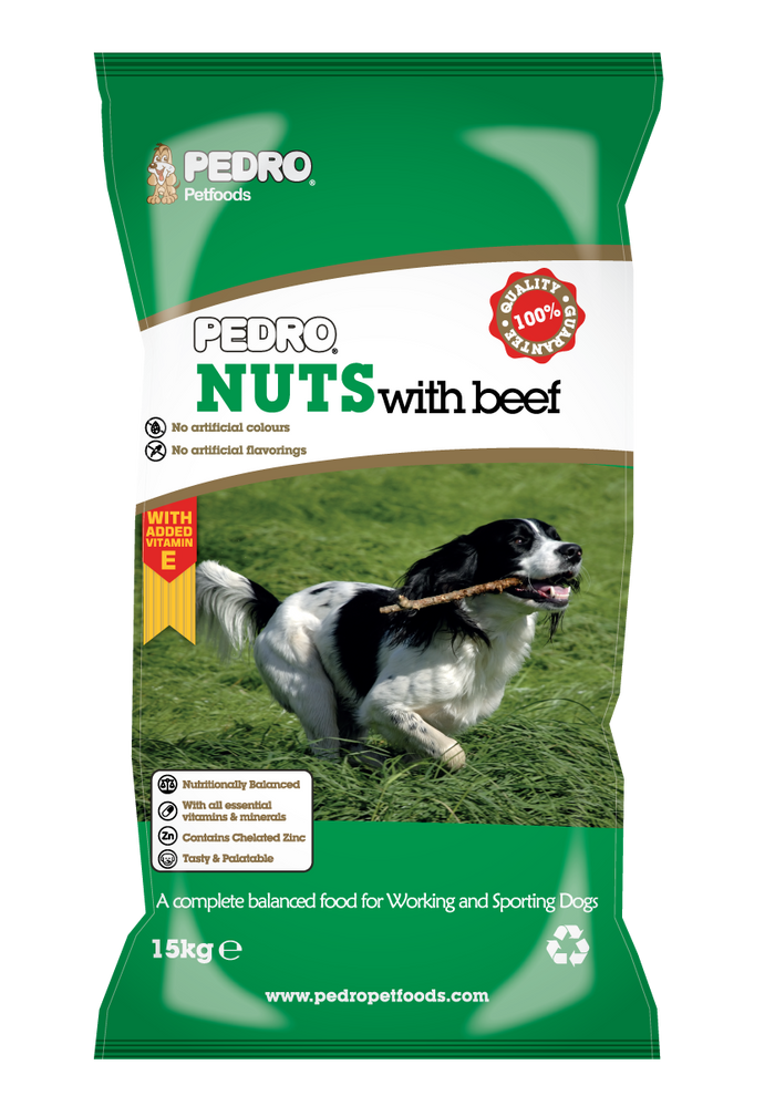 Pedro Nuts with Beef VAT Free Dry Dog Food