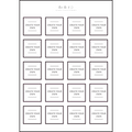 Personalised Spice Labels – Two-Line Square Vinyl Stickers (Pack of 20)