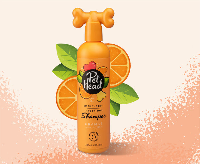 Pet Head | Ditch The Dirt Orange Scented Deep Cleansing Shampoo for Dogs - 300ml