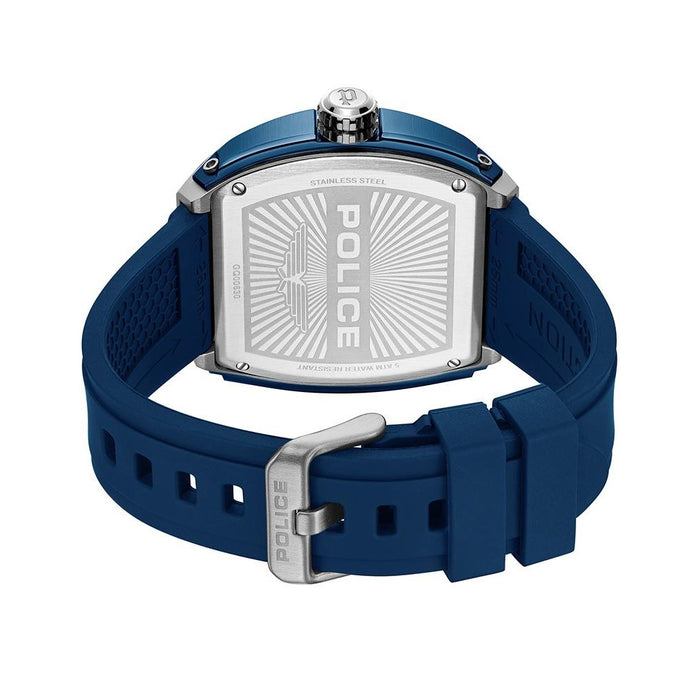 Police Quartz Multifunction Blue Dial Blue Colour Silicone Strap Men's Watch, PLPEWGQ0063002