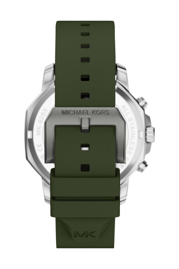 Michael Kors Prescott Silver Quartz Men's Watch, MK9263
