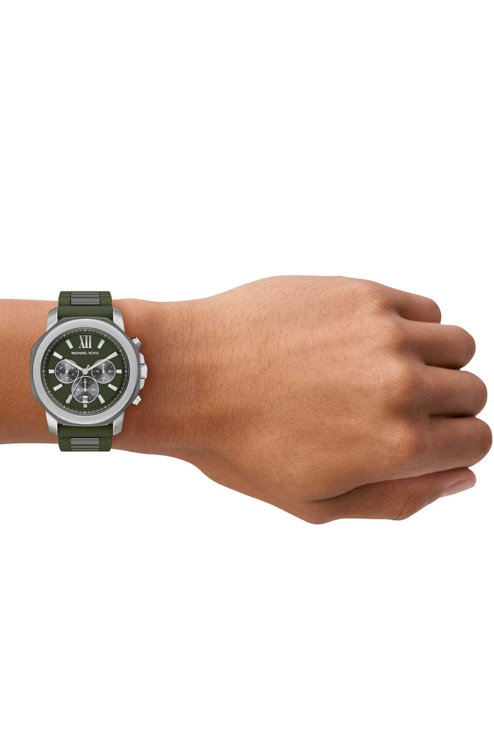 Michael Kors Prescott Silver Quartz Men's Watch, MK9263