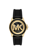 Michael Kors Quartz Black Dial Analog Silicone Women's Watch, MK7537