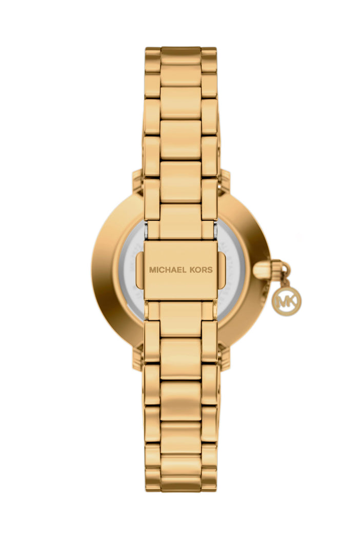 Michael Kors Quartz Black Dial Analog Stainless Steel Women's Watch, MK7616