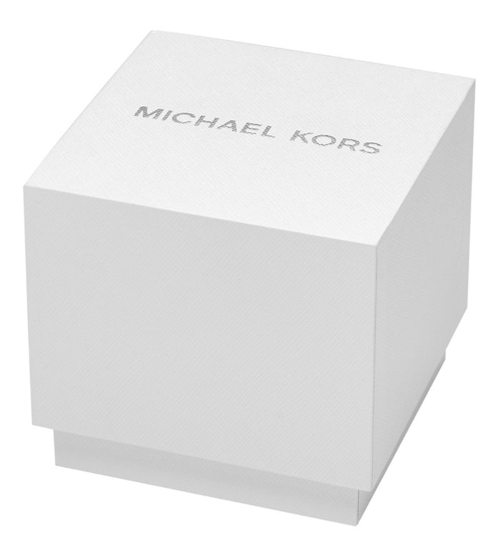 Michael Kors Quartz Black Dial Chronograph Silicone Men's Watch, MK9253
