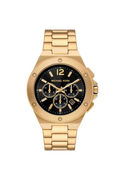 Michael Kors Quartz Black Dial Chronograph Stainless Steel Men's Watch, MKO1236